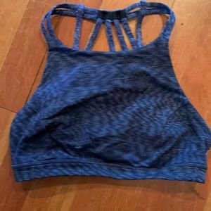 Lululemon blue sport bra size 4